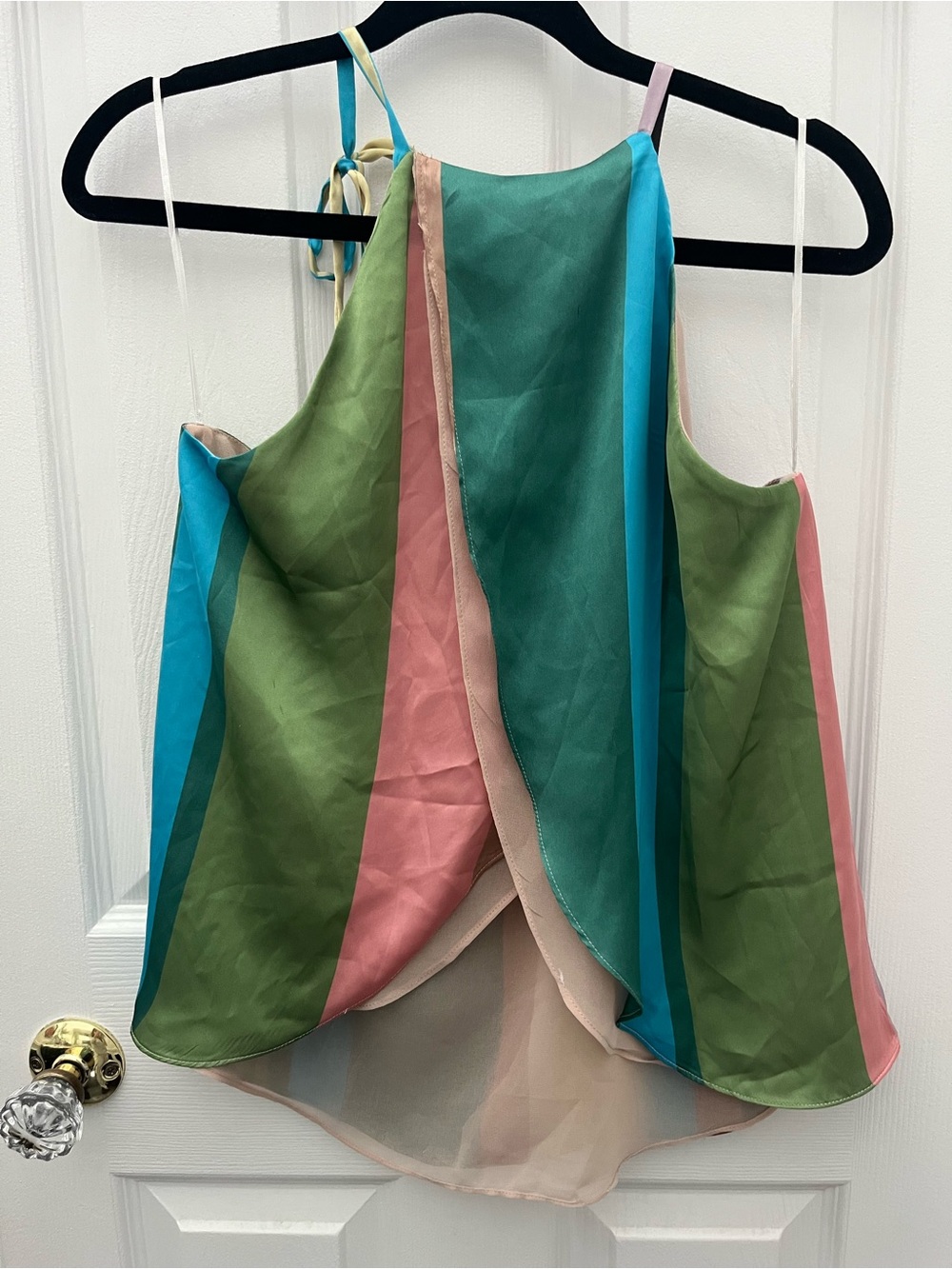 Striped Multicolour Haltered Top - Picture 7 of 11